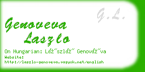 genoveva laszlo business card